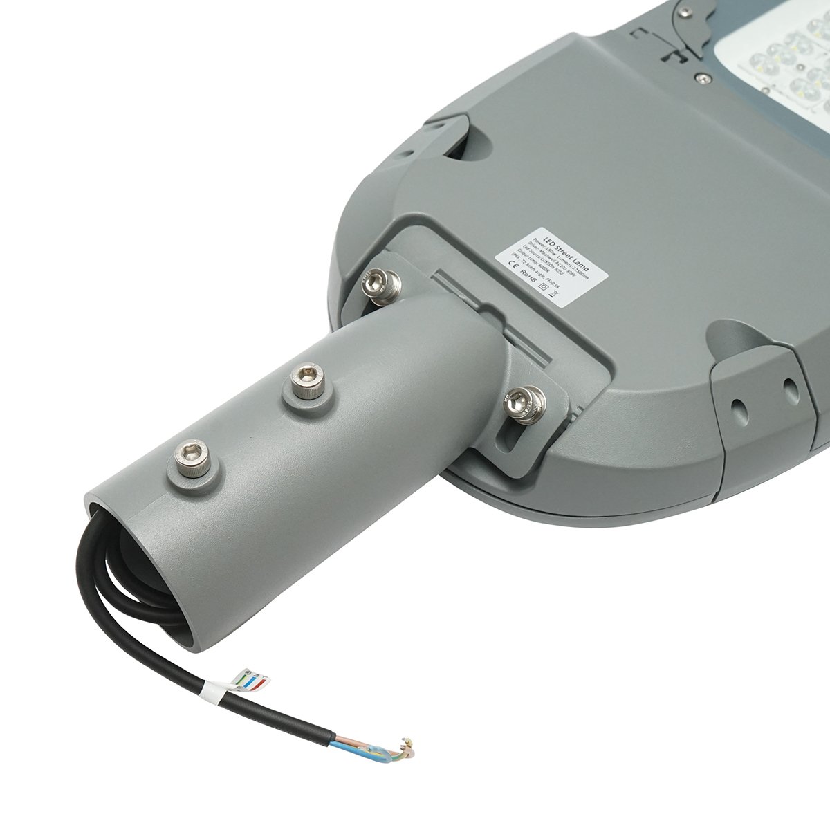 Lampa LED iluminat stradal 150W, 220V, 6000K, 22500LM cu prindere pe stalp IP66 Breckner Germany